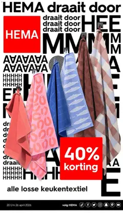 Voorbeeld van Hema folder van winkel Hema geldig vanaf 20-04-2026