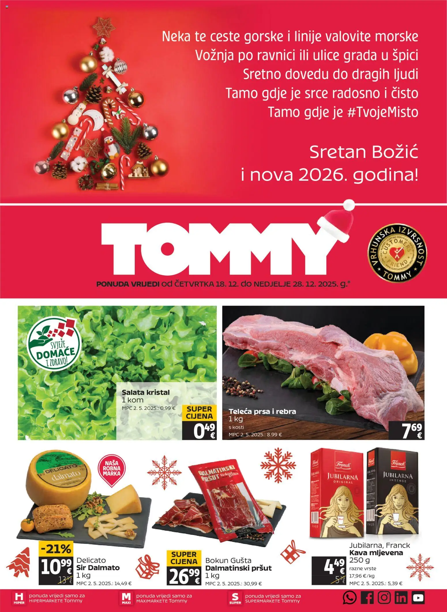 Pregled letka Katalog trgovine Tommy vrijedi od 18.12.2025