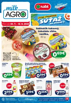 Náhľad Milk Agro letáku platného od 30.07.2025