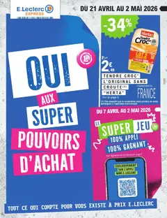 Prévisualisation de E.Leclerc catalogue express du magasin E.Leclerc formulaire valide 21/04/2026