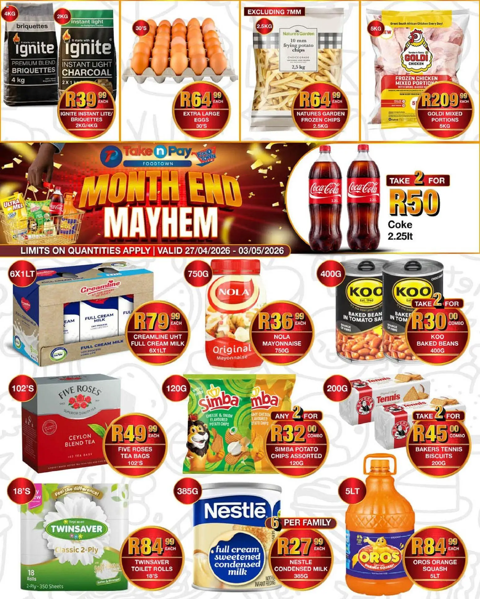Preview of Take n Pay flyer valid from 27/04/2026