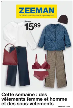 Prévisualisation de Publicité du magasin Zeeman formulaire valide 13/09/2025