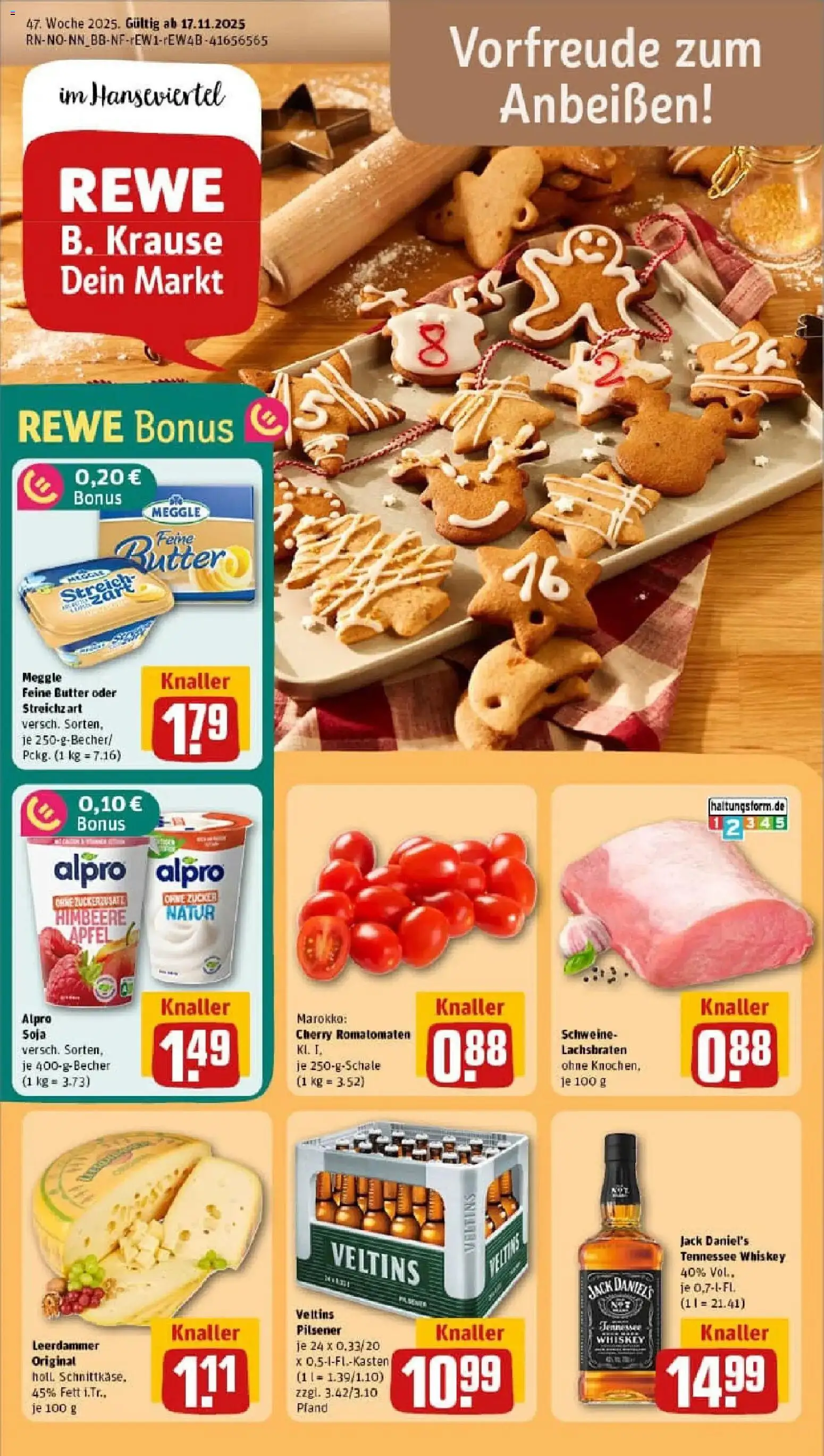 Vorschau von dem Prospekt des Geschäftes Rewe, gültig ab dem 17.11.2025