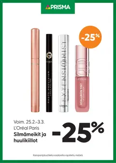 Kaupan Prisma Tarjoukset L’Oreal Paris esikatselu, voimassa 25/02/2026