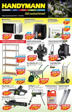 Handymann kliendilehe eelvaade alates 05.03.2026