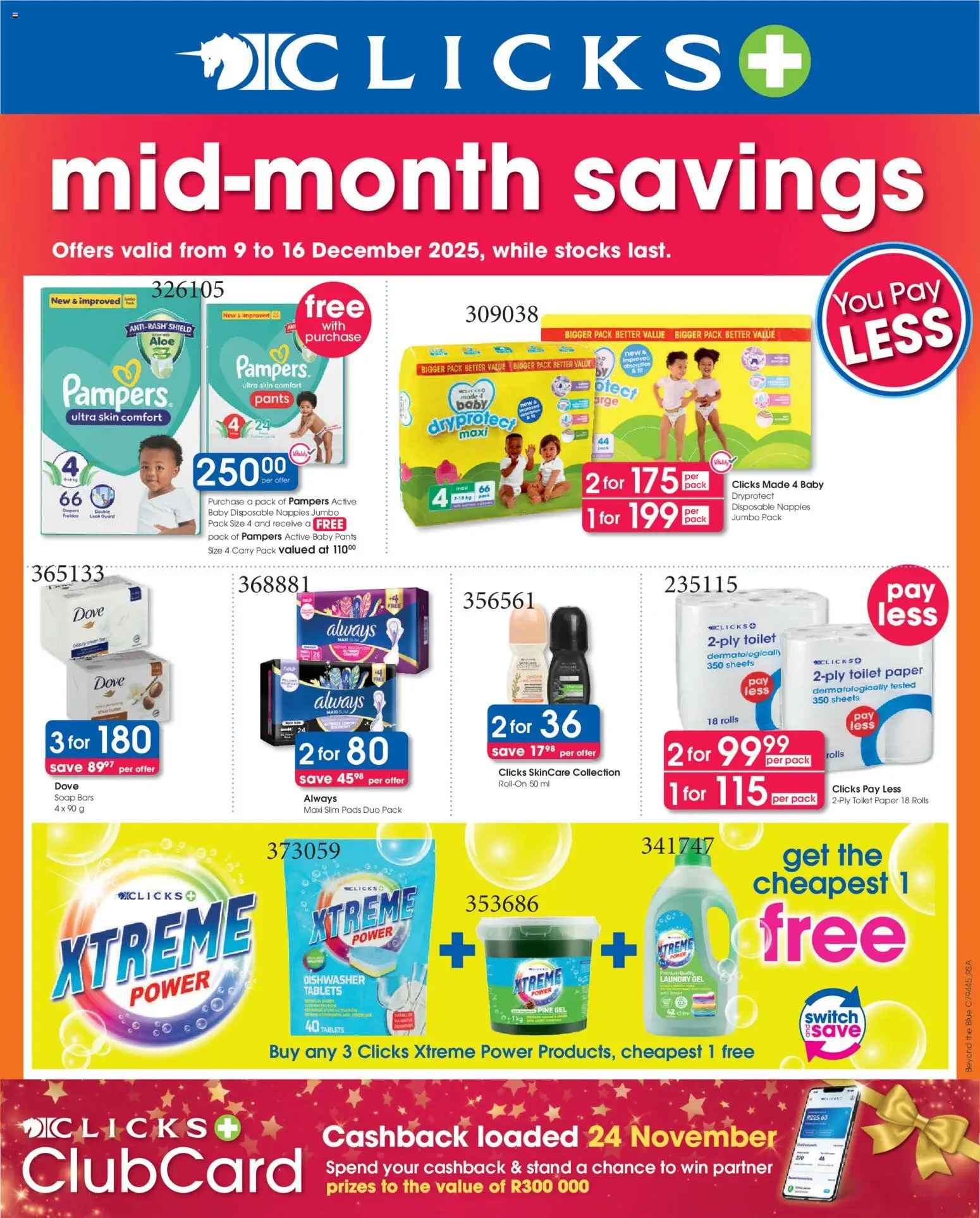 Preview of Clicks flyer valid from 09/12/2025