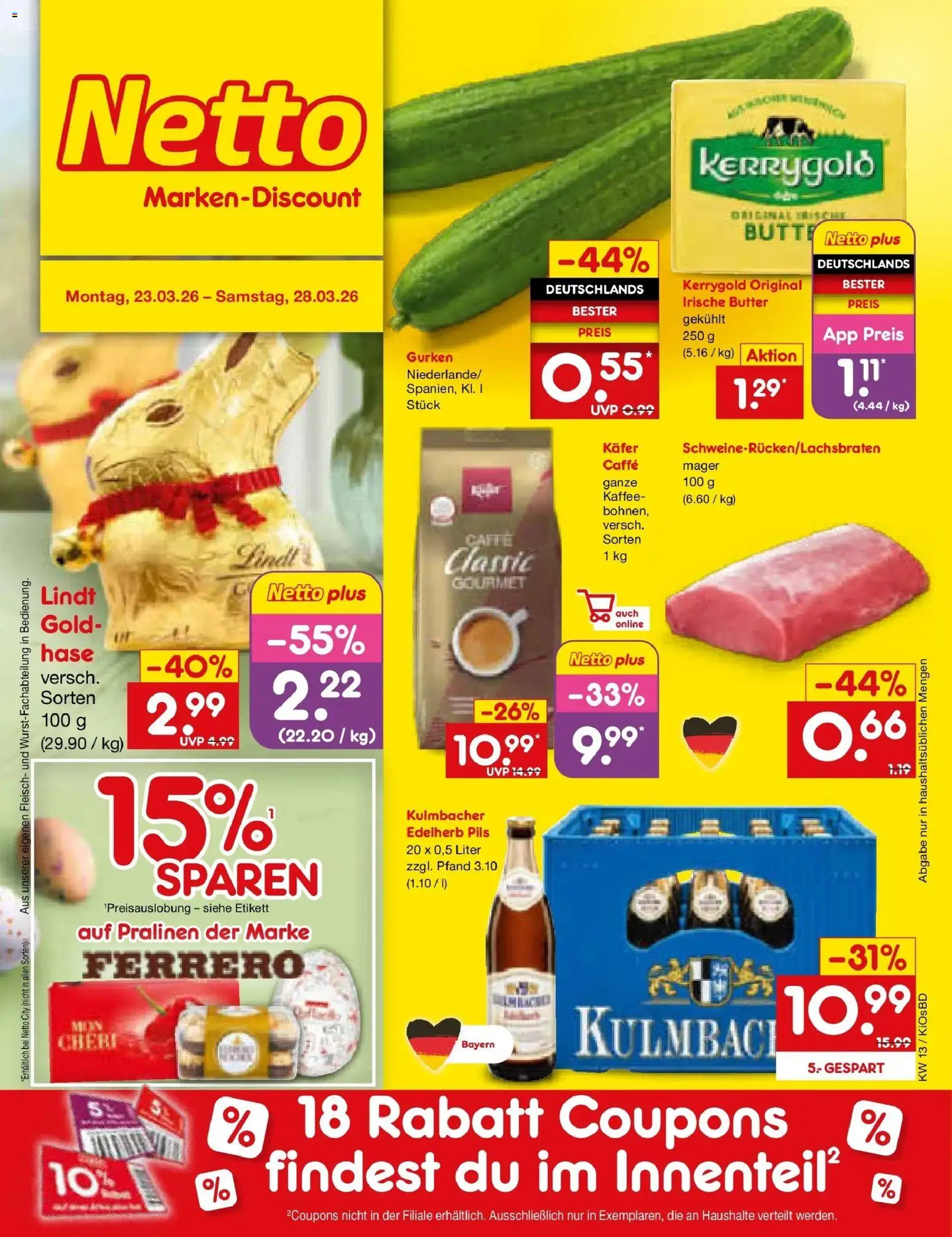 Vorschau von dem Prospekt des Geschäftes Netto Marken-Discount, gültig ab dem 23.03.2026