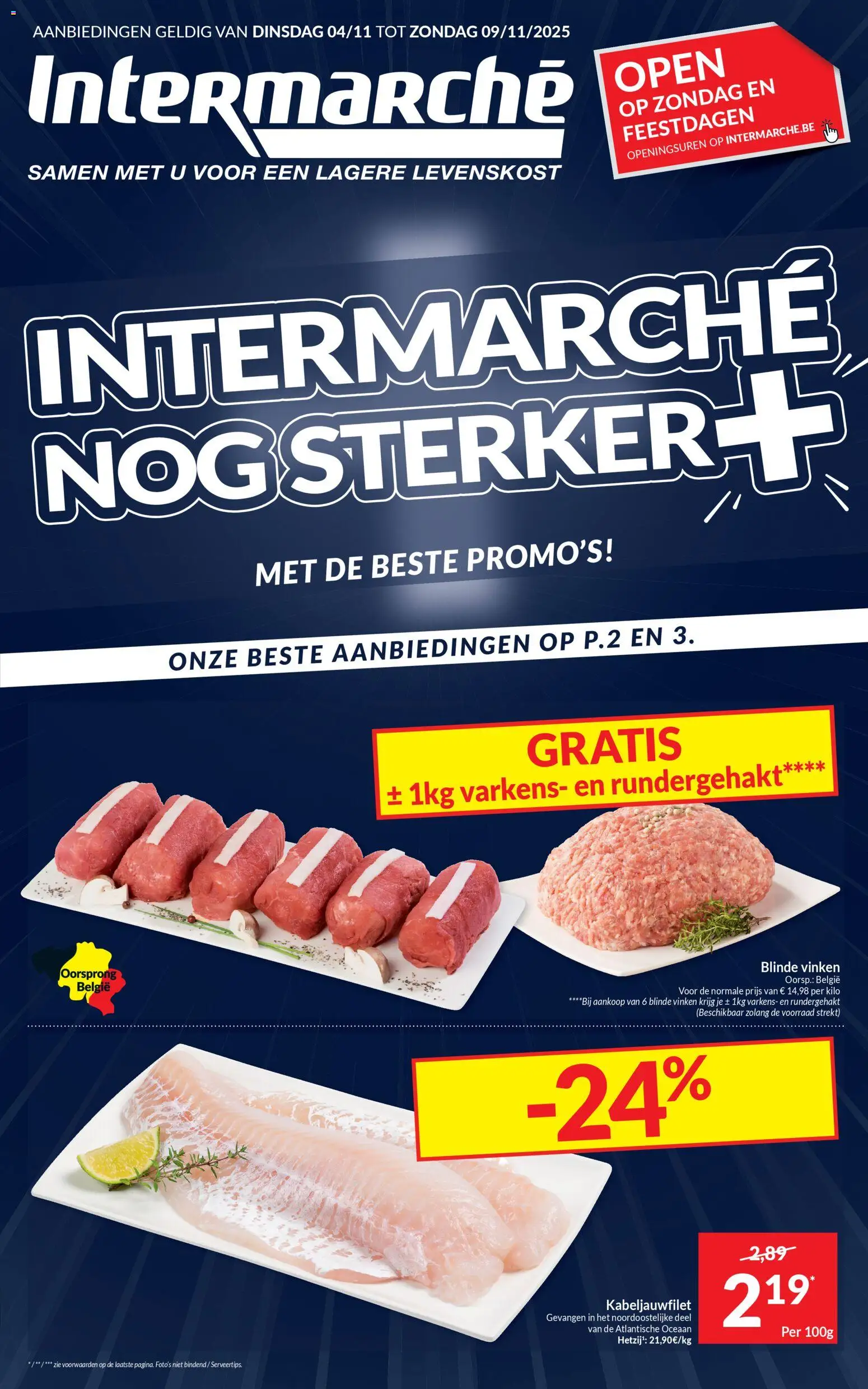 Voorbeeld van Folder week 45 van winkel Intermarché geldig vanaf 04/11/2025