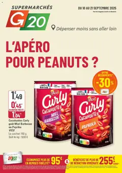 Prévisualisation de Catalogue du magasin G20 Supermarchés formulaire valide 10/09/2025