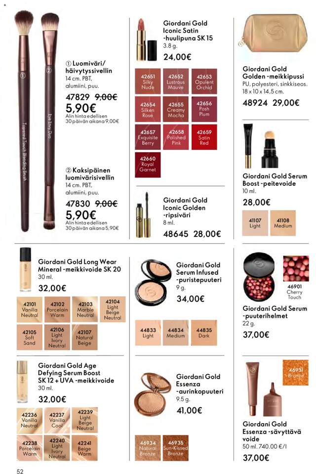 Uusi Oriflame kuvasto alkaen 22/04