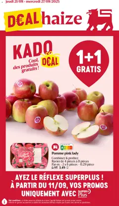 Prévisualisation de Folder de la semaine 34 du magasin Delhaize formulaire valide 21/08/2025