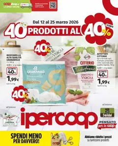 Anteprima dell'opuscolo Ipercoop volantino Milano Baggio dal negozio Ipercoop valido da 12/03/2026