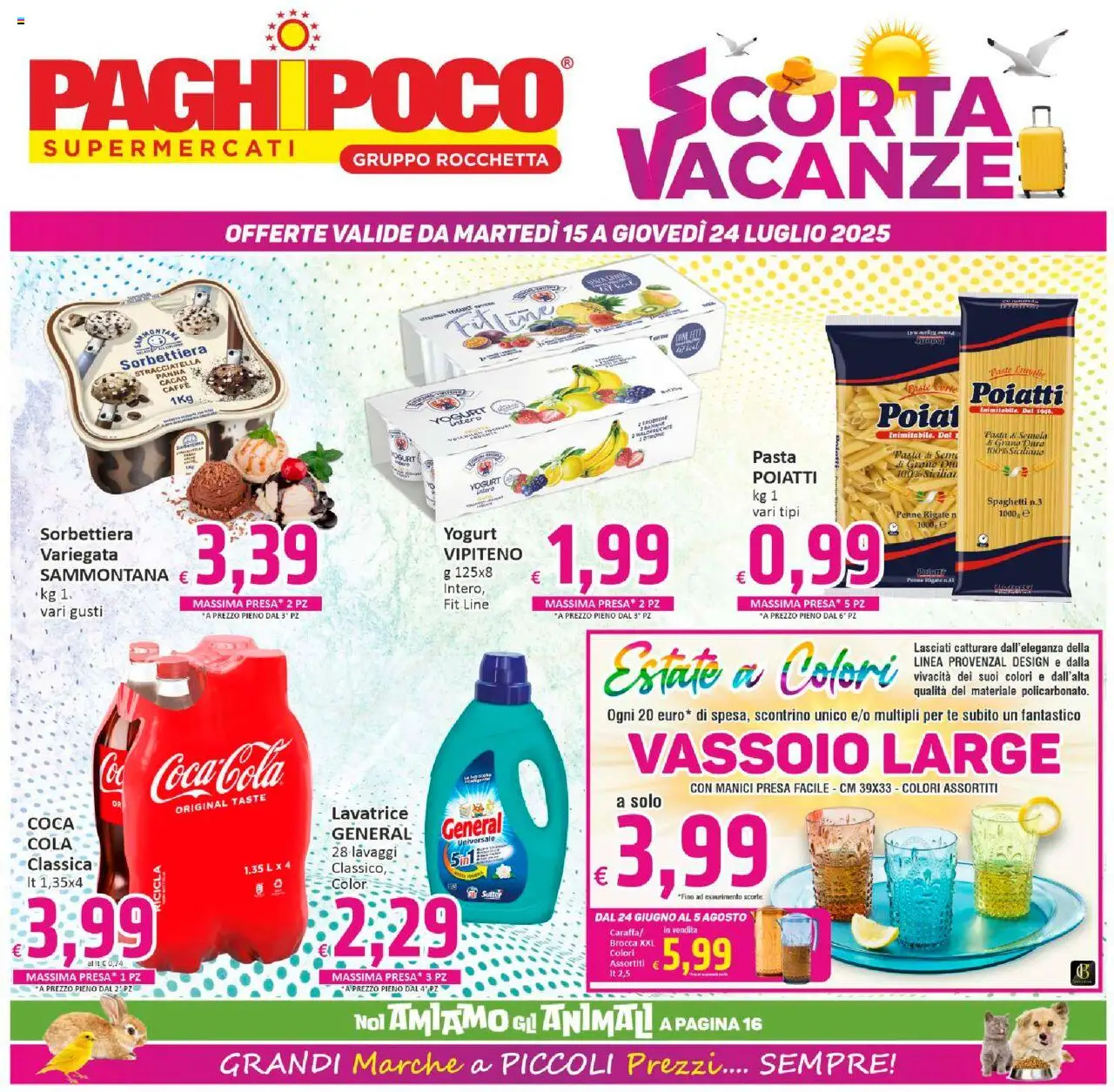 Volantino Paghi Poco valido da 15/07/2025 numero di pagina 1