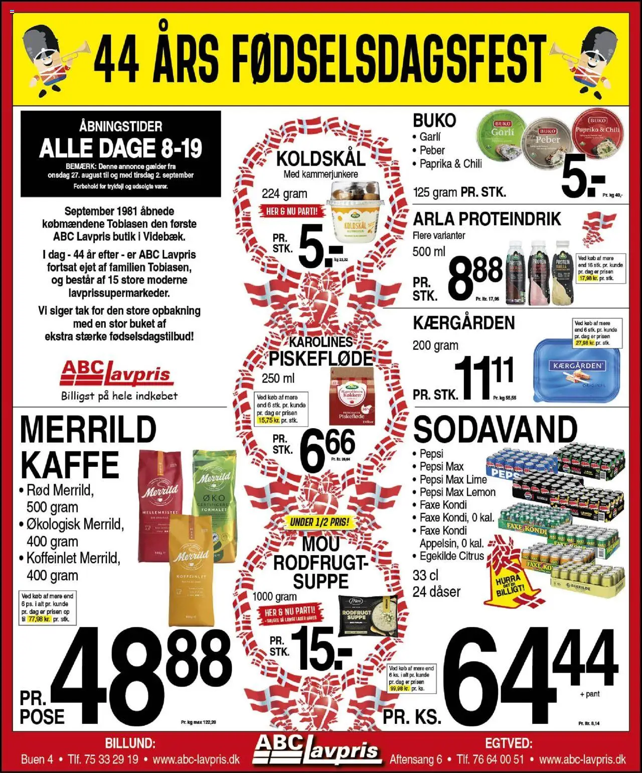 Abc Lavpris tilbudsavis gyldig fra 27/08/2025 - side 1