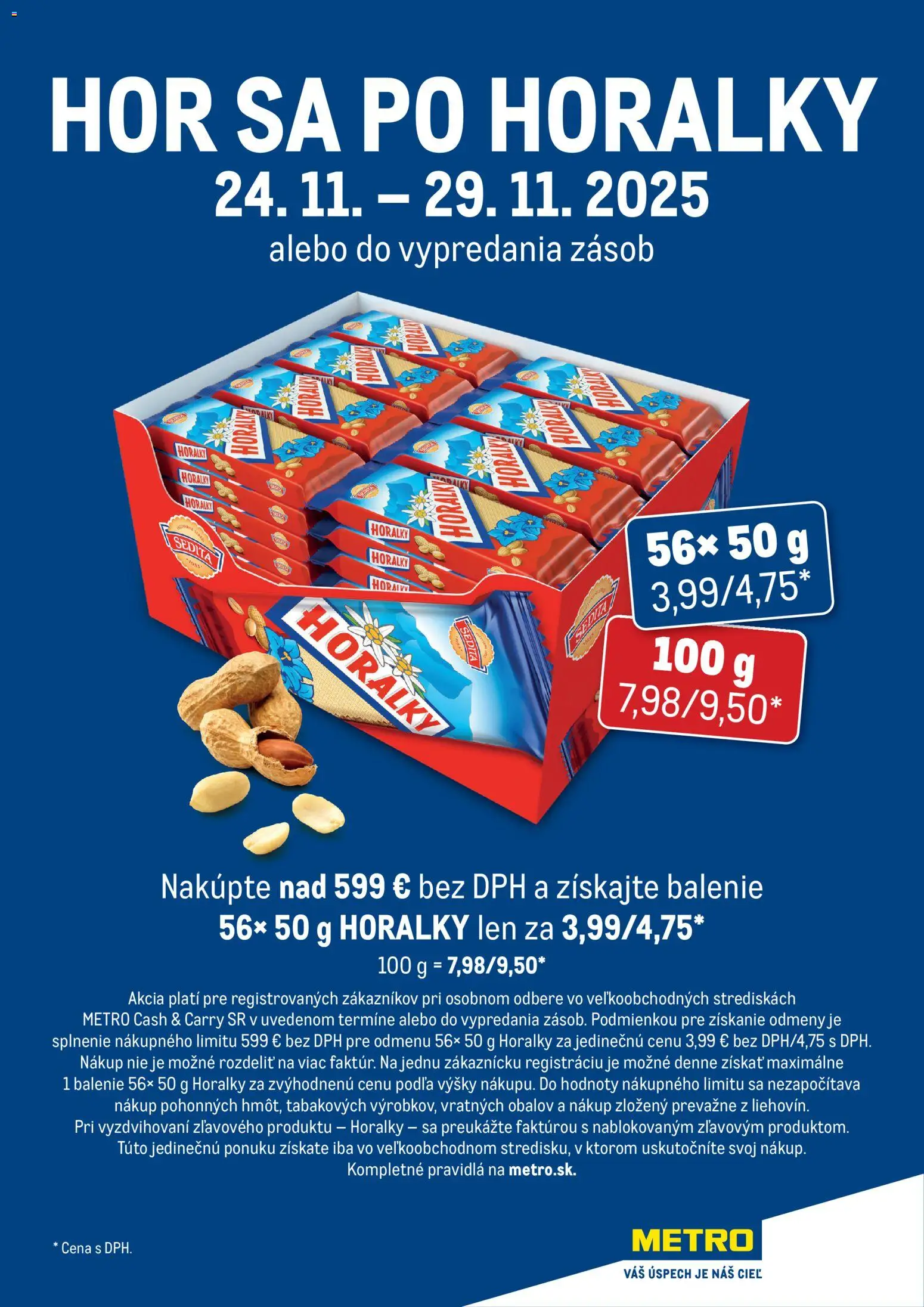 Náhľad Metro letáku platného od 24.11.2025 - Horálky