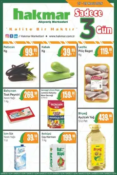 Hakmar Hakmar - Katalog Sadece 3 Gün 27.03.2026 - Broşürünün önizlemesi