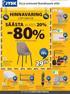 JYSK kliendilehe eelvaade alates 2026.01.20