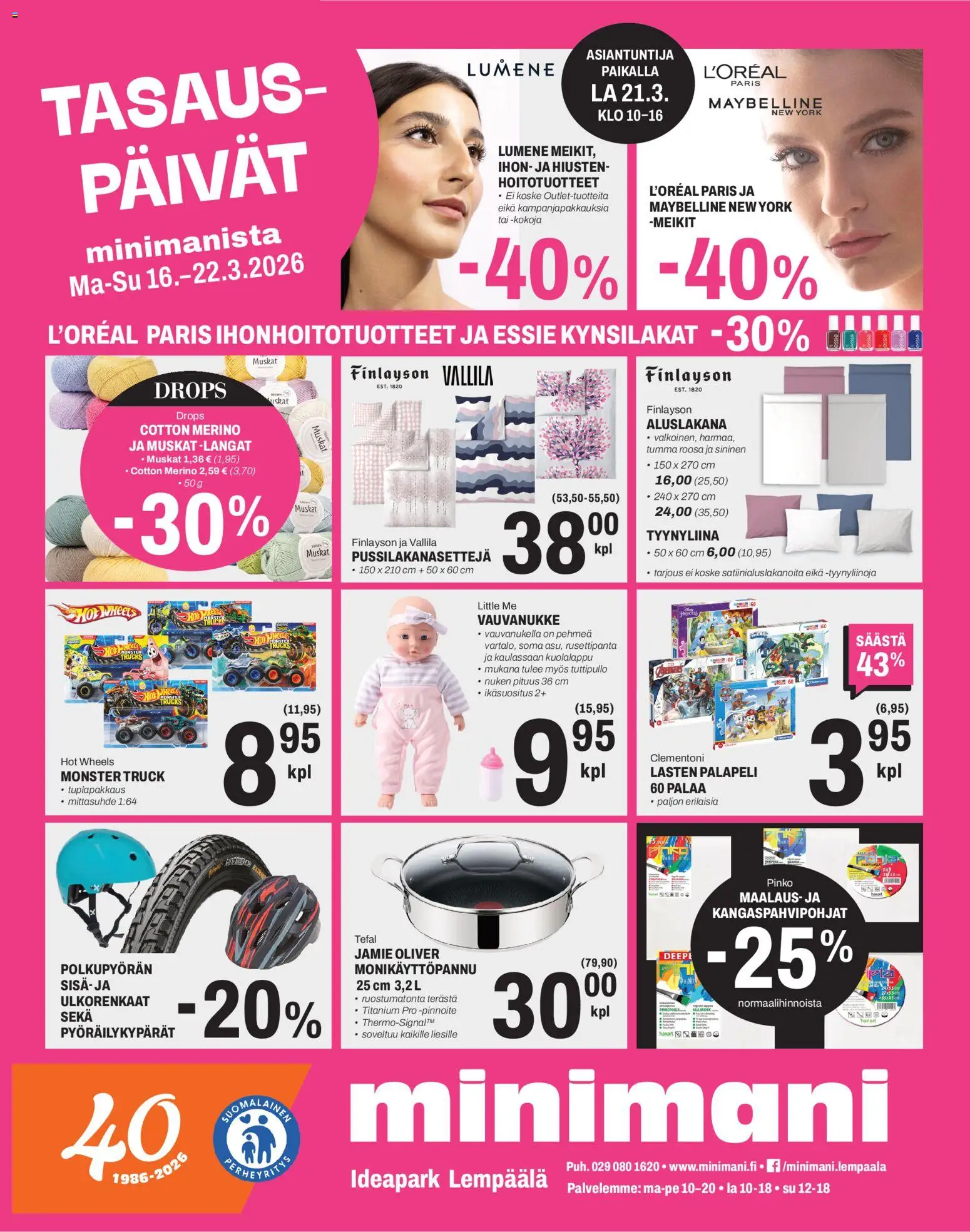 Kaupan Minimani Minimani tarjoukset - Lempäälä esikatselu, voimassa 16/03/2026