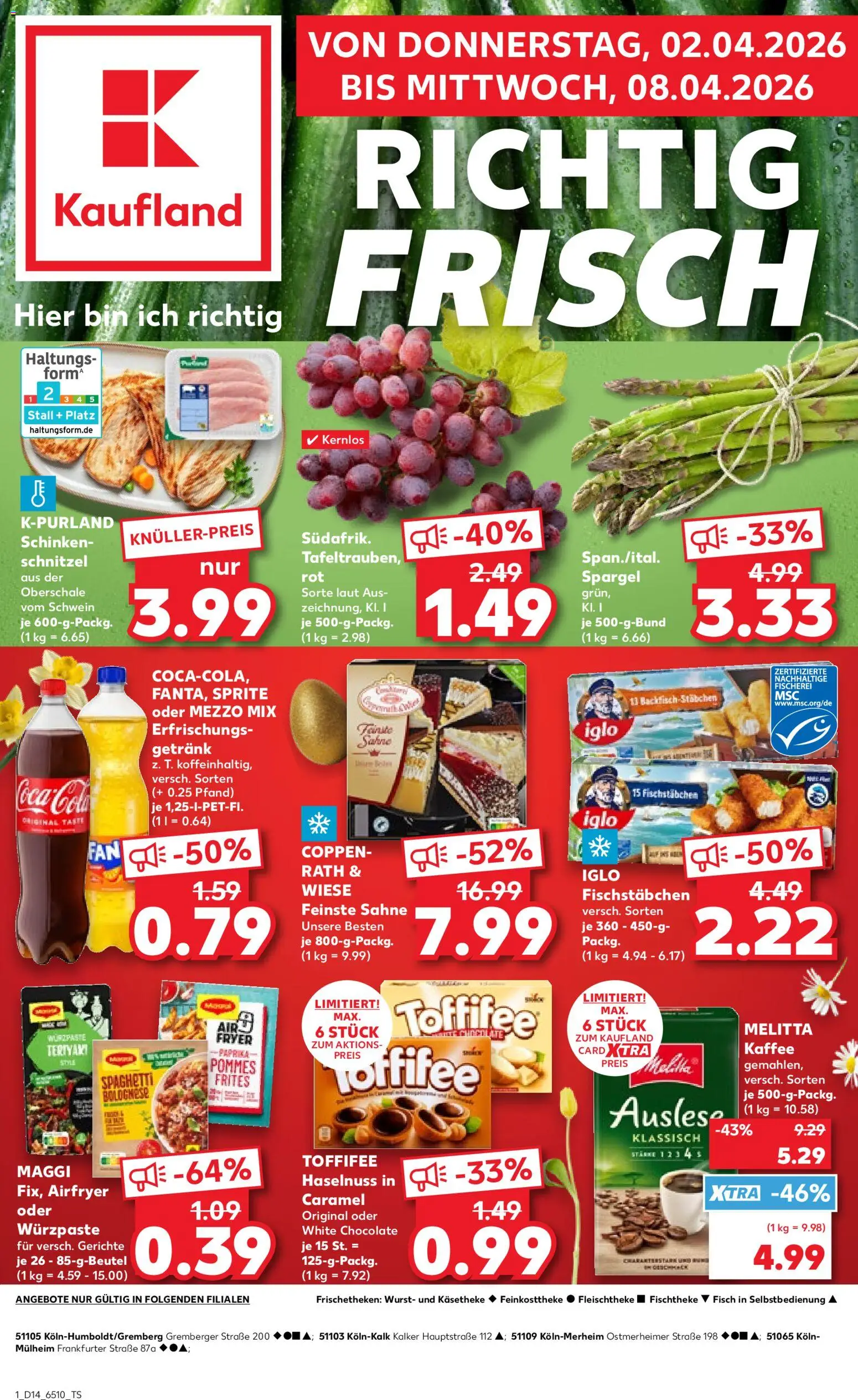 Voorbeeld van Kaufland DE - DE Folder Köln van winkel Kaufland DE geldig vanaf 02-04-2026