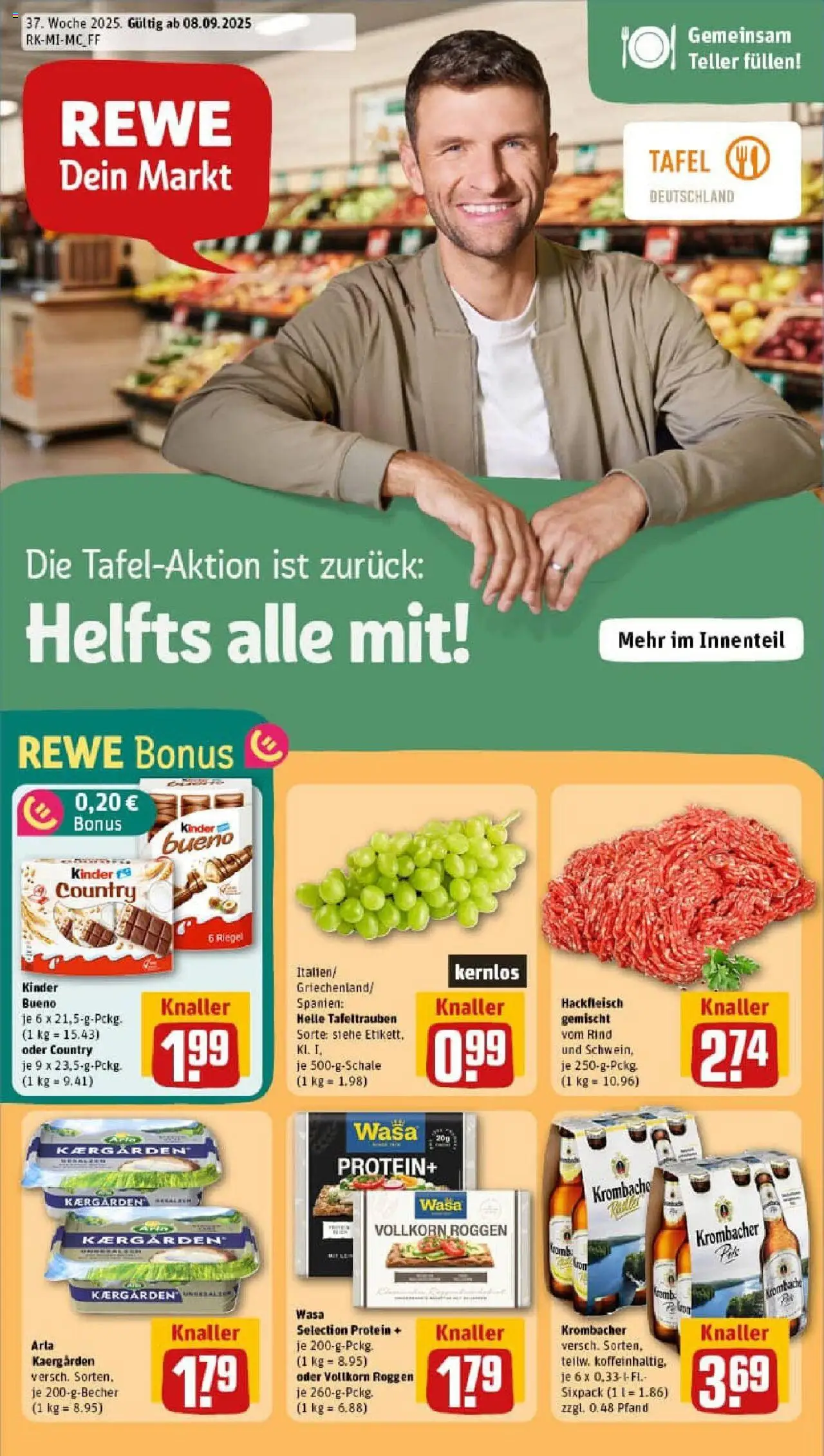REWE Prospekt ab 07.09.2025 nächste Woche - Prospekt Dreieich / Götzenhain	