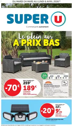 Prévisualisation de Super U - Le plein air à prix bas du magasin Super U formulaire valide 24/03/2026