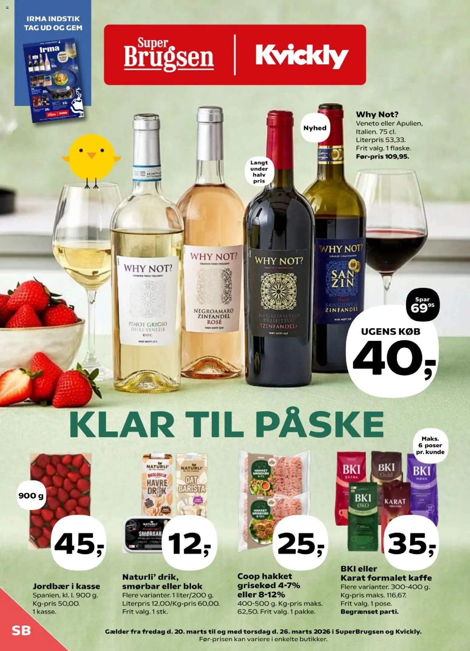 Eksempel på tilbudsavis Super Brugsen - Tilbudsavis uge 12 fra butik Super Brugsen gyldig fra 19/03/2026