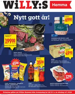 Förhandsgranska reklamblad Aktuella reklamblad Willys Hemma från butik Willys gäller från 26/12/2025