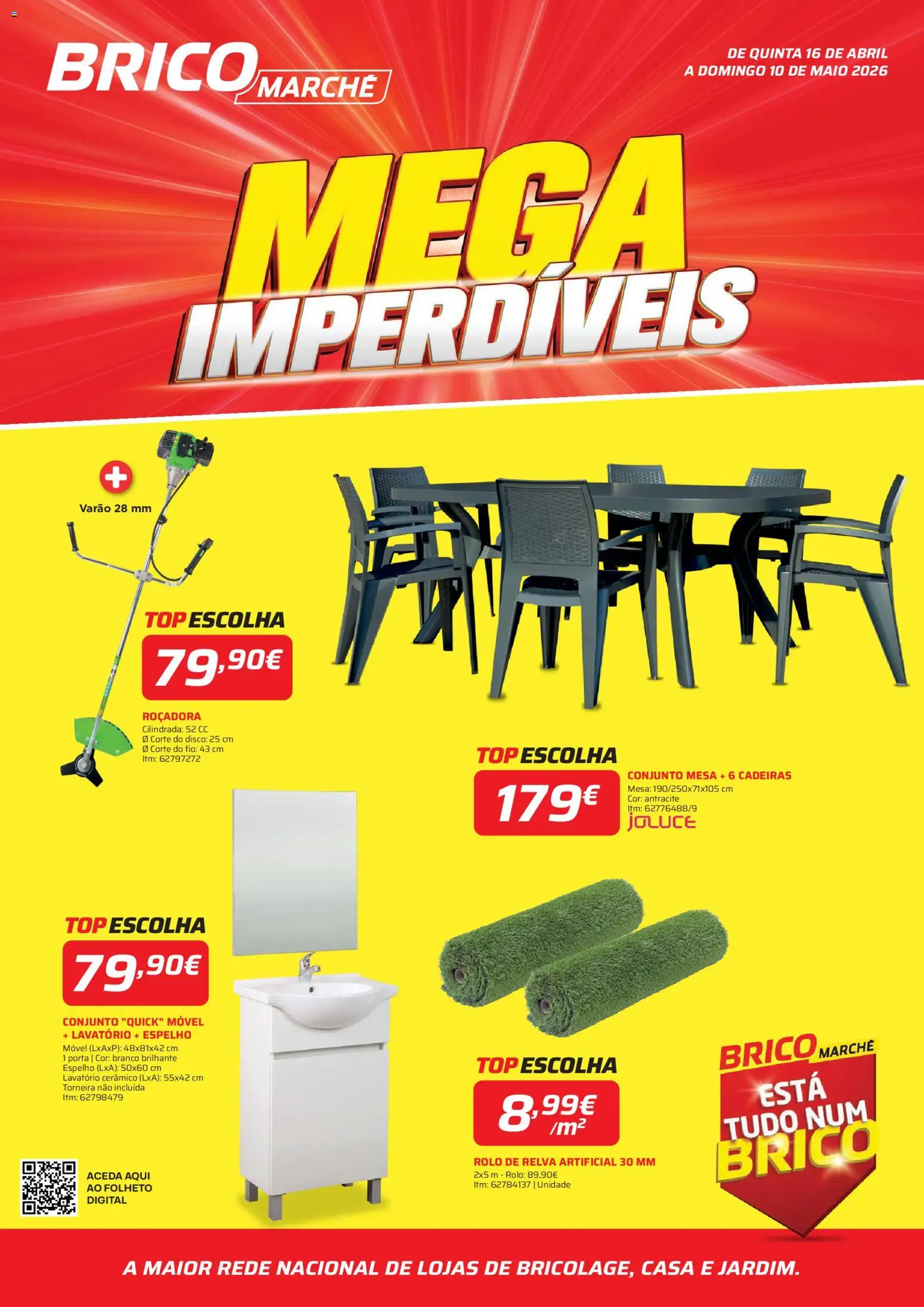 Pré-visualização do folheto da loja BricoMarché válida a partir de 16/04/2026
