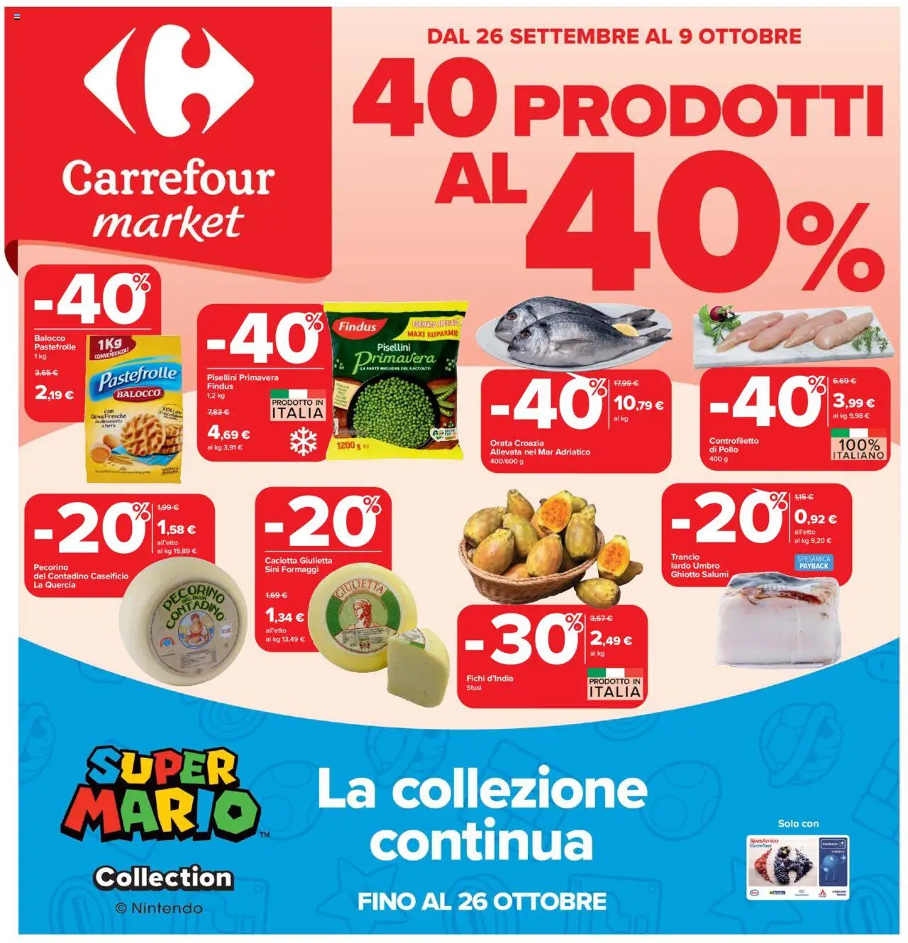 Volantino Carrefour valido da 26/09/2025 numero di pagina 1