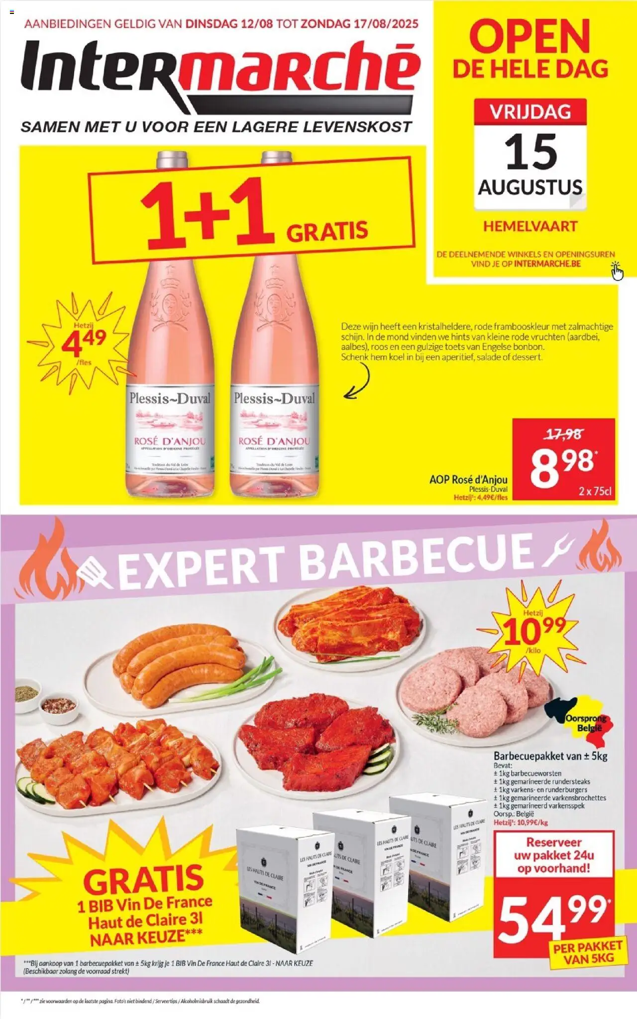 Intermarché shop Folder week 33 geldig vanaf 12/08/2025 - Paginanummer 1