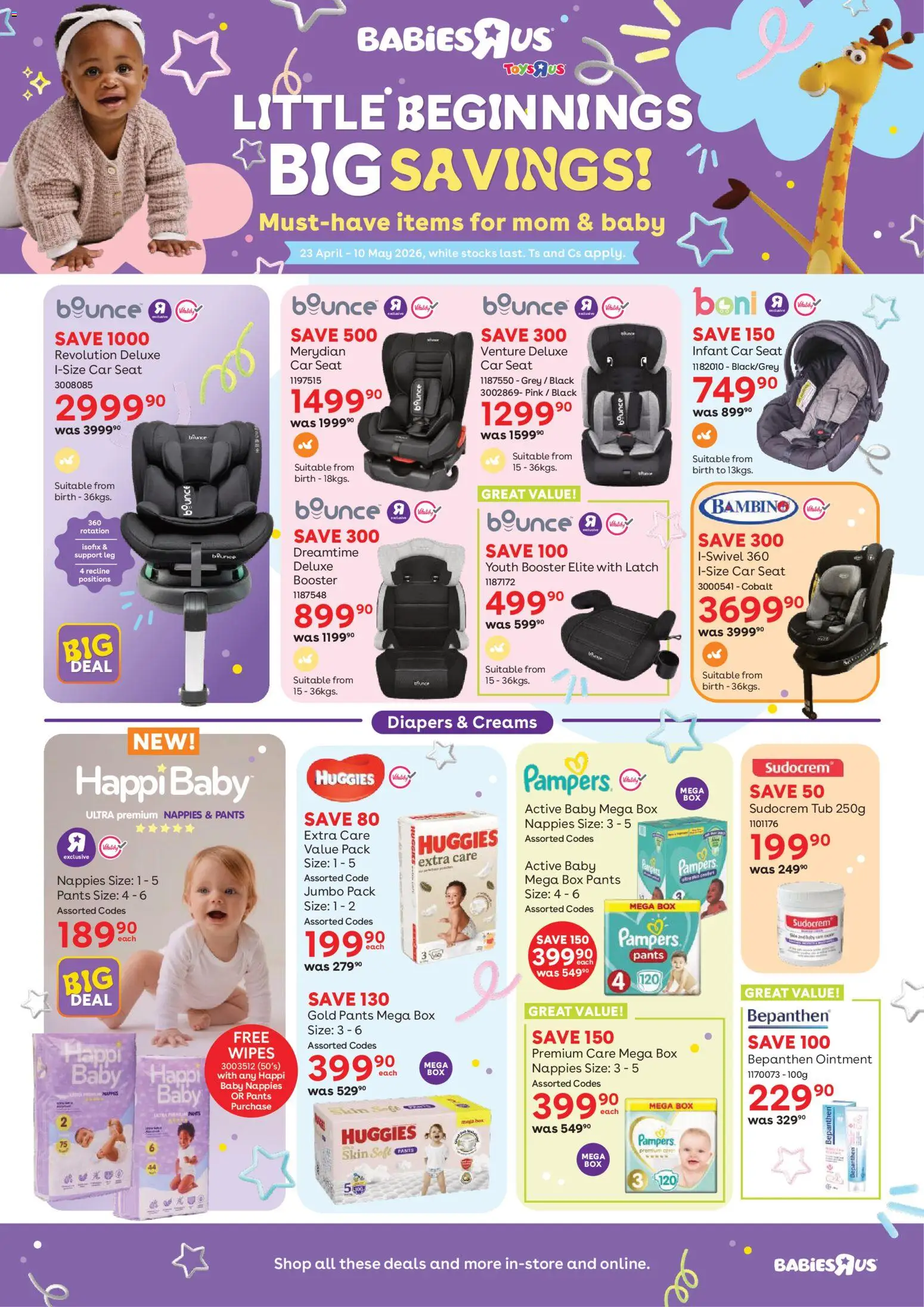 Preview of Babies R Us flyer valid from 23/04/2026