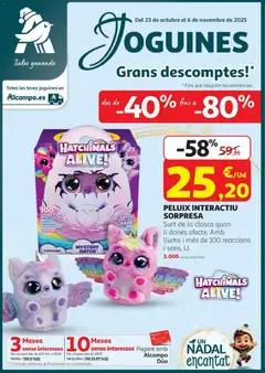 Vista previa del folleto de la tienda Alcampo válido desde el 23/10/2025 
