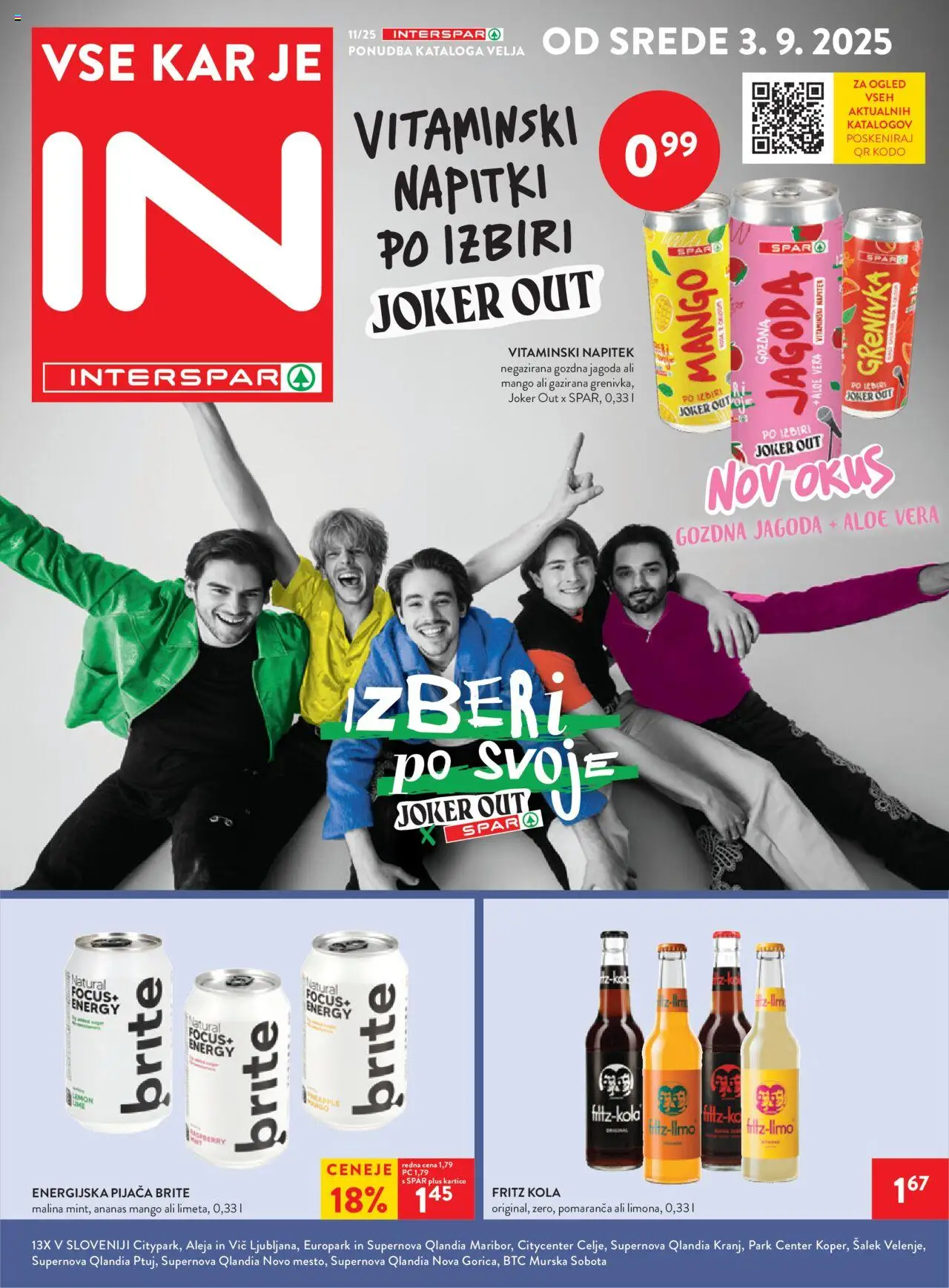 Spar Katalog interspar 11/25 od 03.09.2025 > Aktualna ponudba - stran 1
