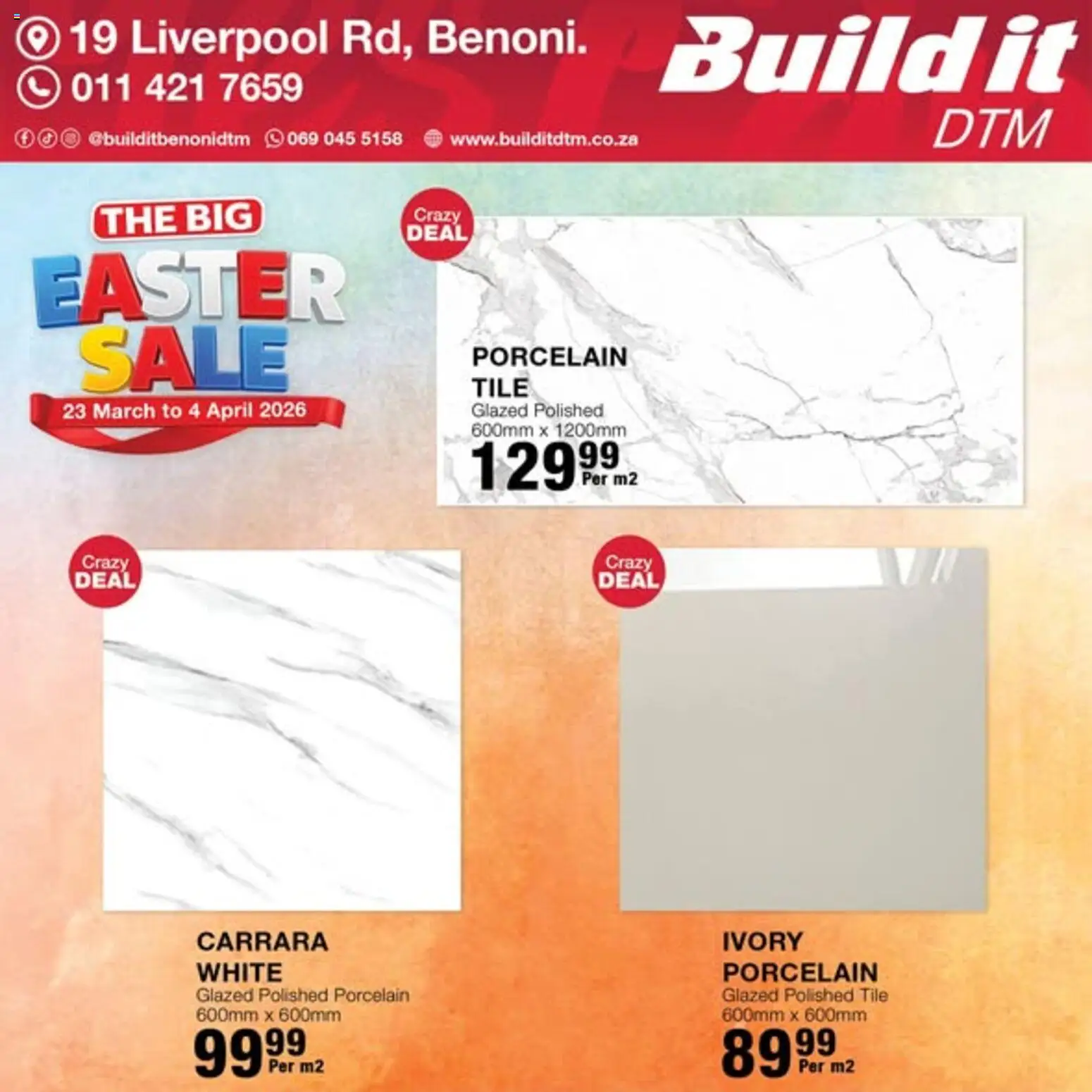 Preview of Build It flyer valid from 23/03/2026