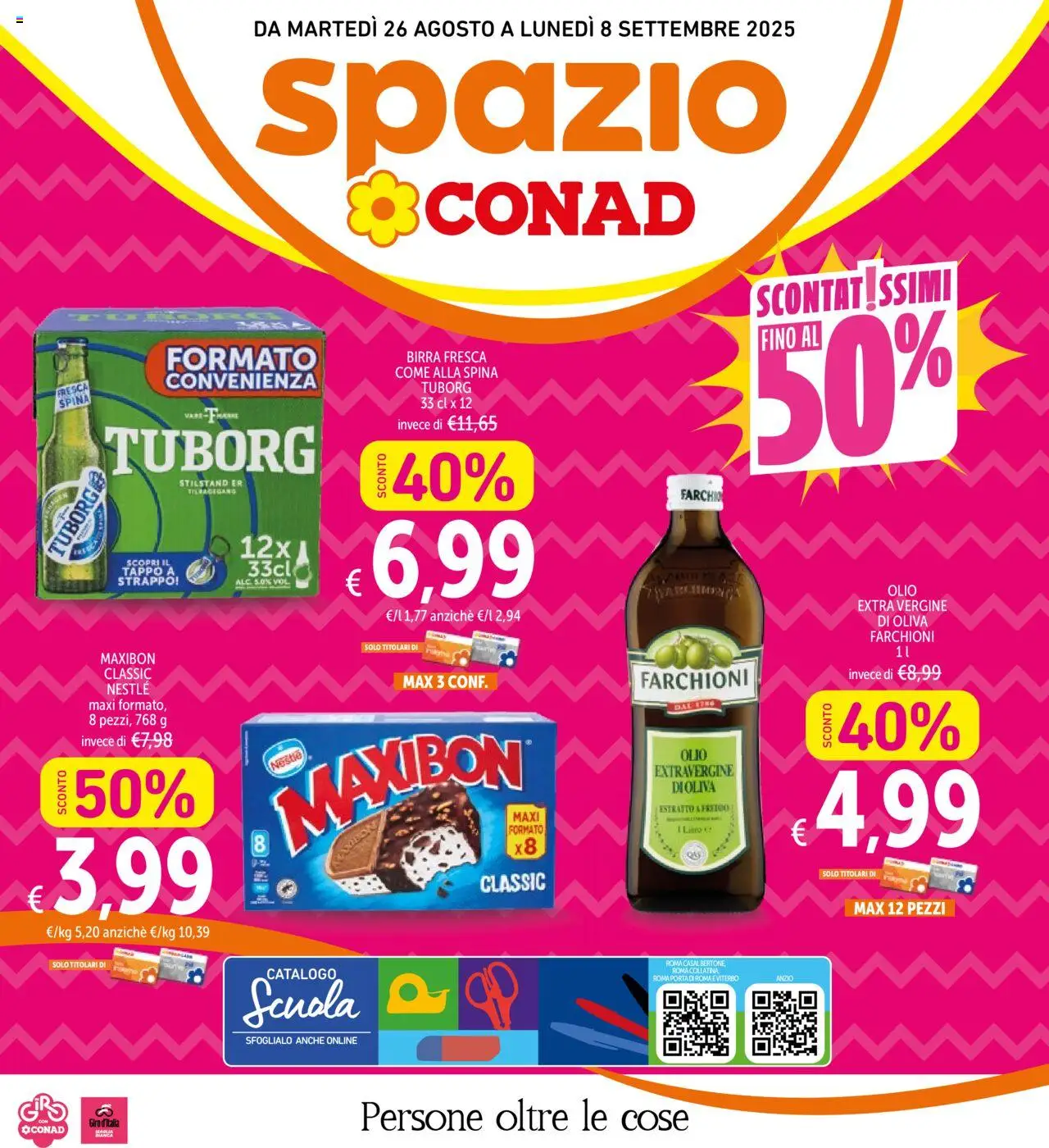 Volantino Spazio Conad valido da 26/08/2025 numero di pagina 1
