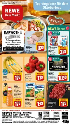 Vorschau von dem Prospekt des Geschäftes Rewe, gültig ab dem 14.09.2025