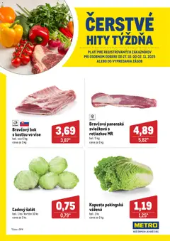 Náhľad Metro letáku platného od 27.10.2025