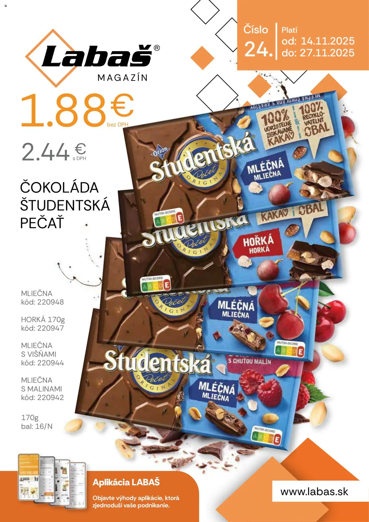 Náhľad Labaš letáku platného od 14.11.2025