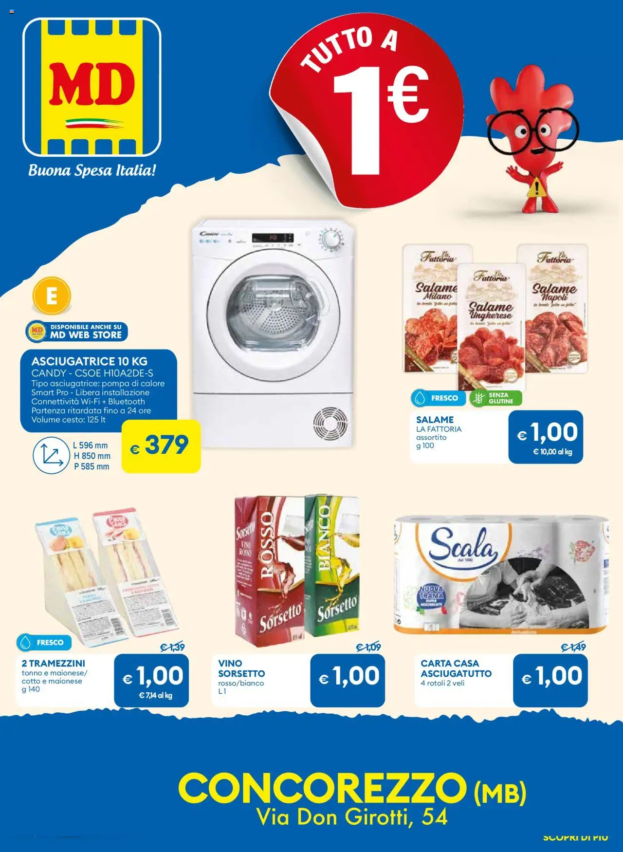 Volantino MD Discount valido da 23/09/2025 numero di pagina 1
