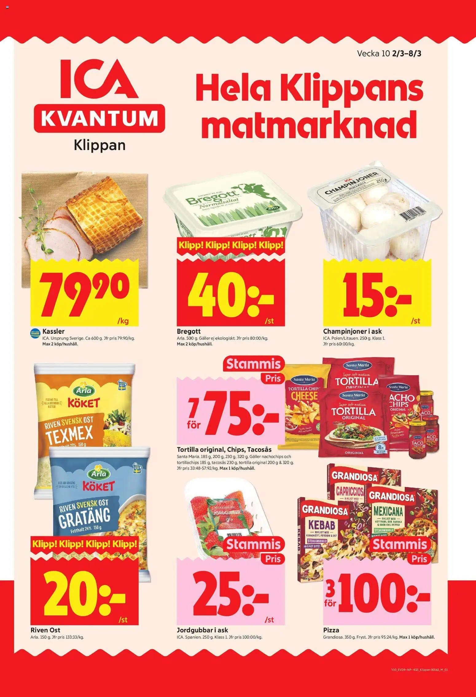 Förhandsgranska reklamblad Klippan från butik ICA Kvantum gäller från 02/03/2026