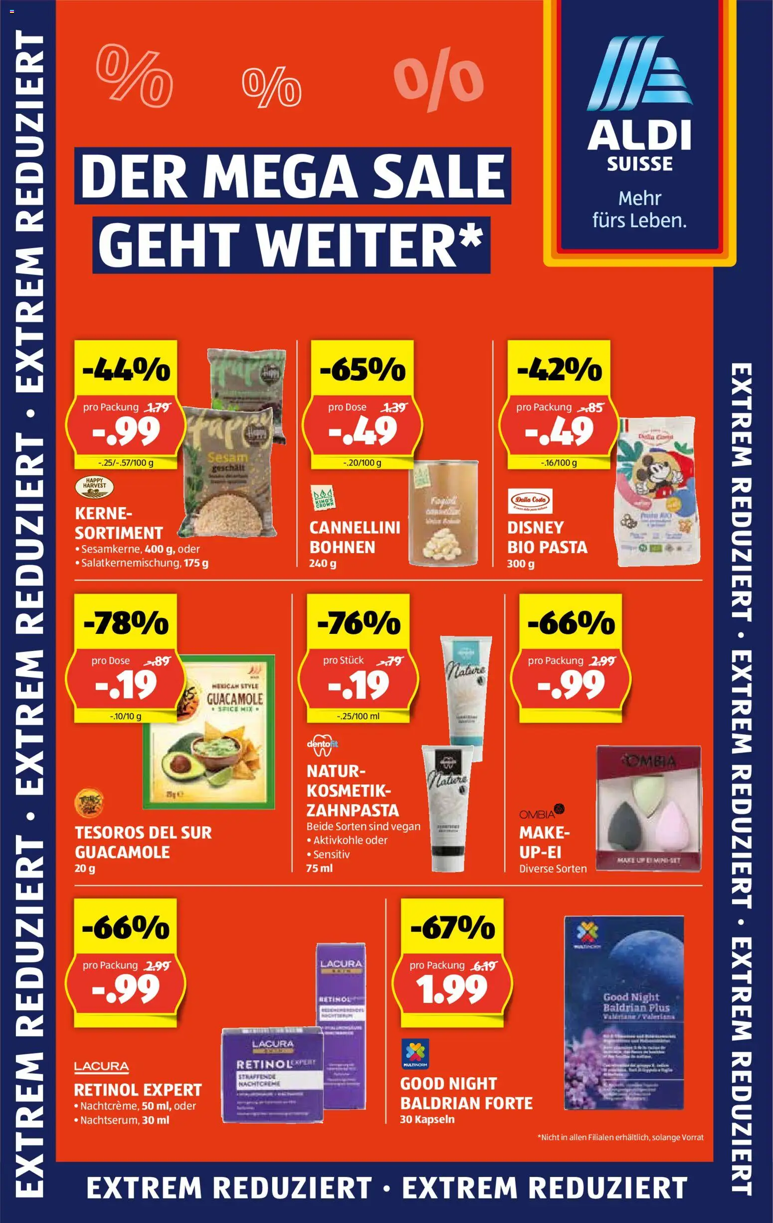 Vorschau des Merkblatts Aktionen Mega Sale vom Shop Aldi gültig von 09.01.2026 bis 