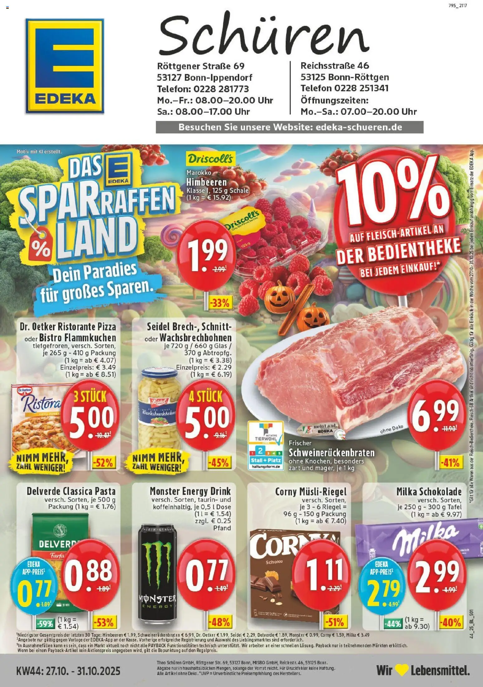 Vorschau von dem Prospekt des Geschäftes Edeka, gültig ab dem 26.10.2025