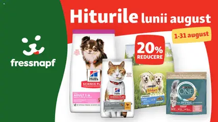 Previzualizarea de cataloage: Fressnapf Catalog - Oferte din luna valabil de la 01.08.2025