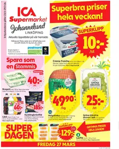 Förhandsgranska reklamblad Linköping från butik ICA Supermarket gäller från 23/03/2026