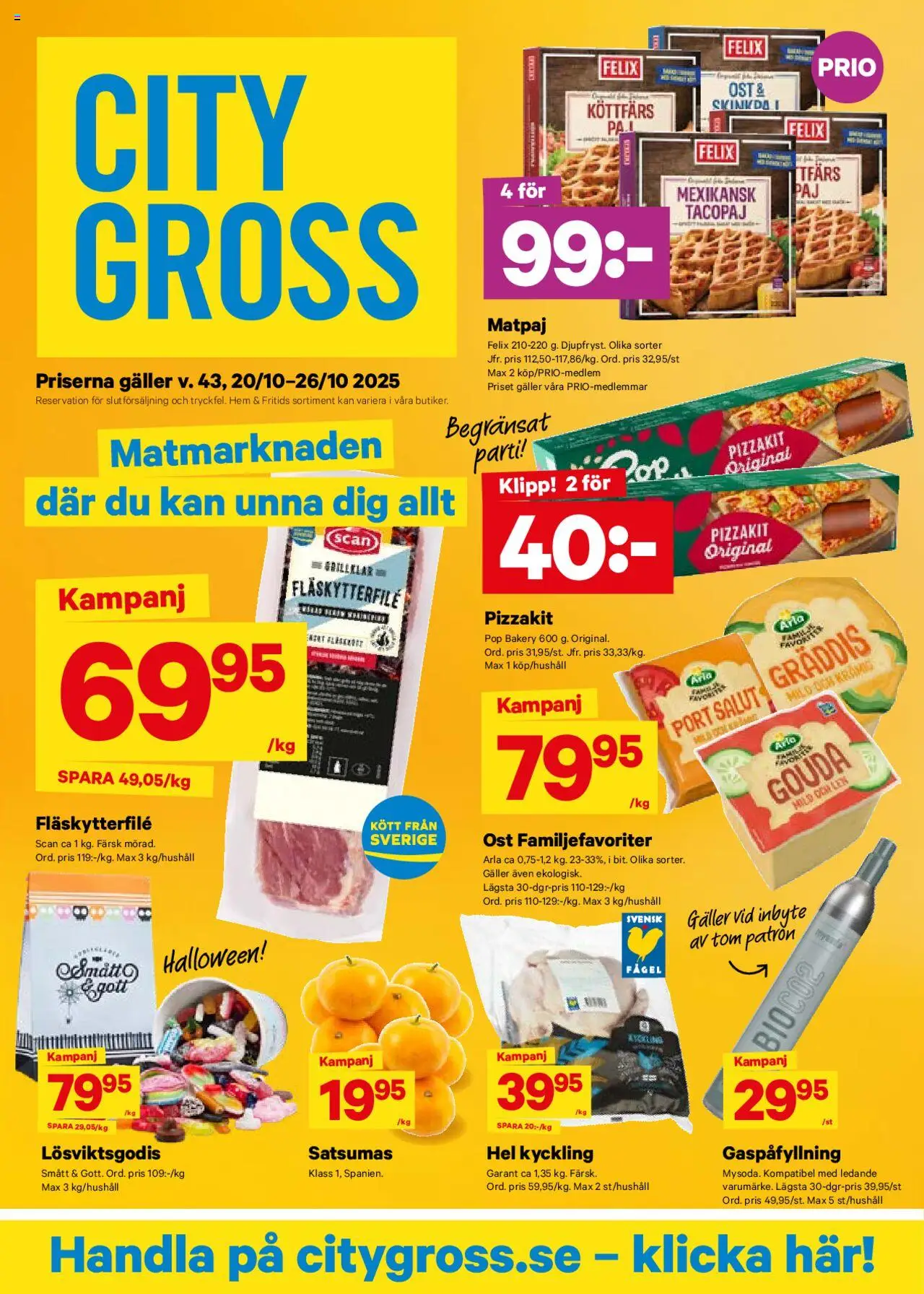 Borås är giltig 20/10 2025 > Veckans Erbjudanden gäller från 20/10/2025 till 26/10/2025 sidnummer 1