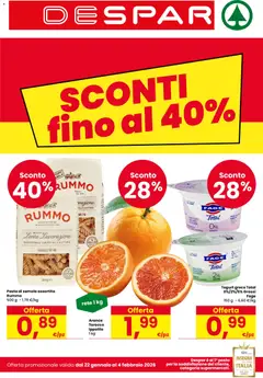 Anteprima dell'opuscolo Attuale volantino dal negozio Despar valido da 22/01/2026