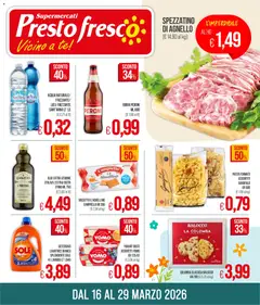 Anteprima dell'opuscolo Presto Fresco volantino dal negozio Presto Fresco valido da 16/03/2026