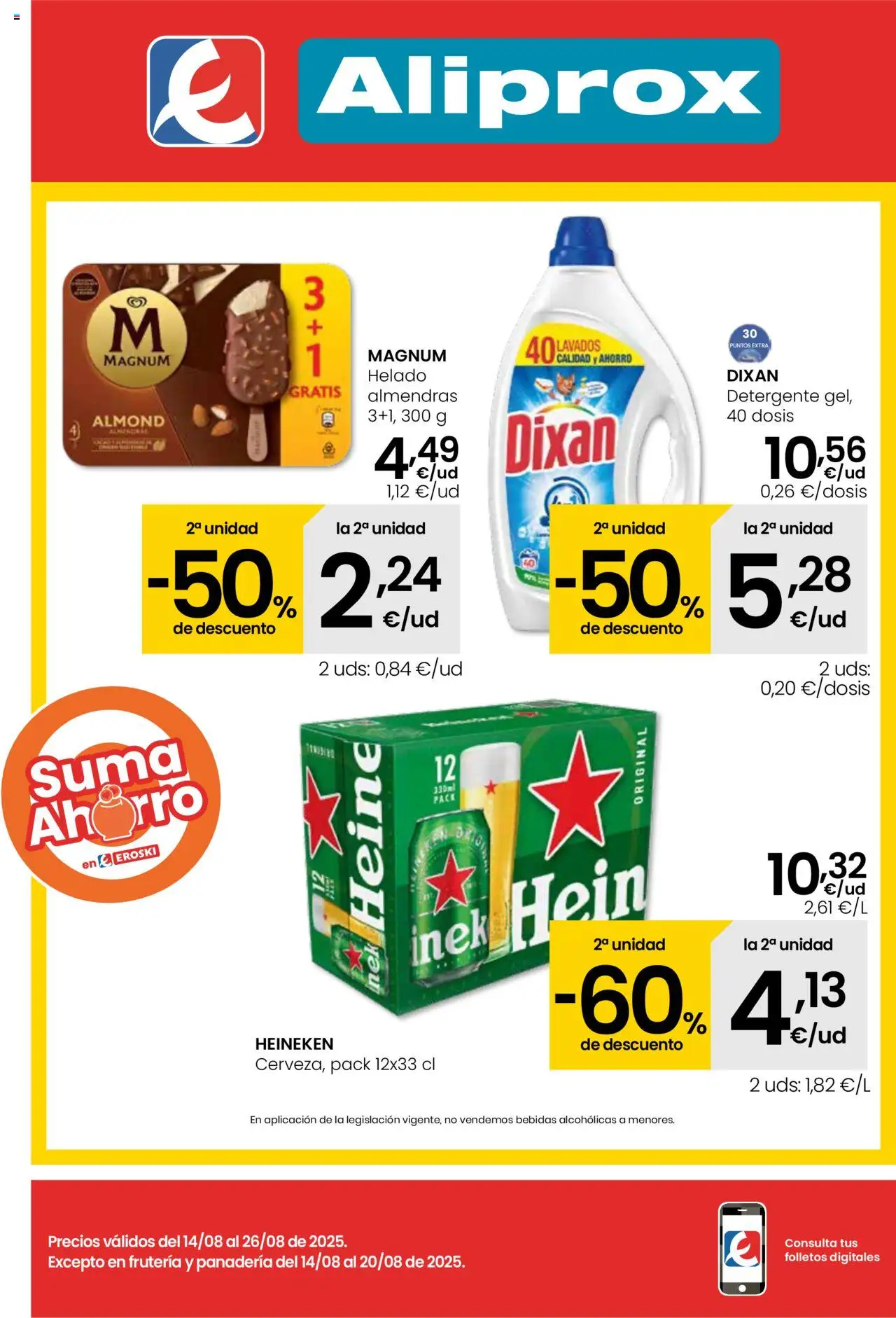 Folleto Eroski del 14/08/2025 - 26/08/2025 > Aliprox
