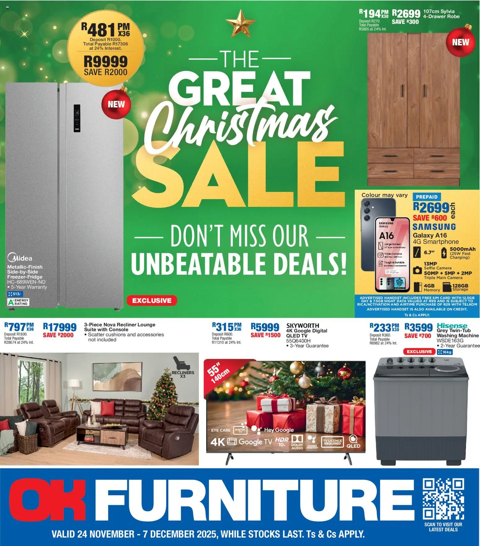 Preview of OK Furniture flyer valid from 24/11/2025