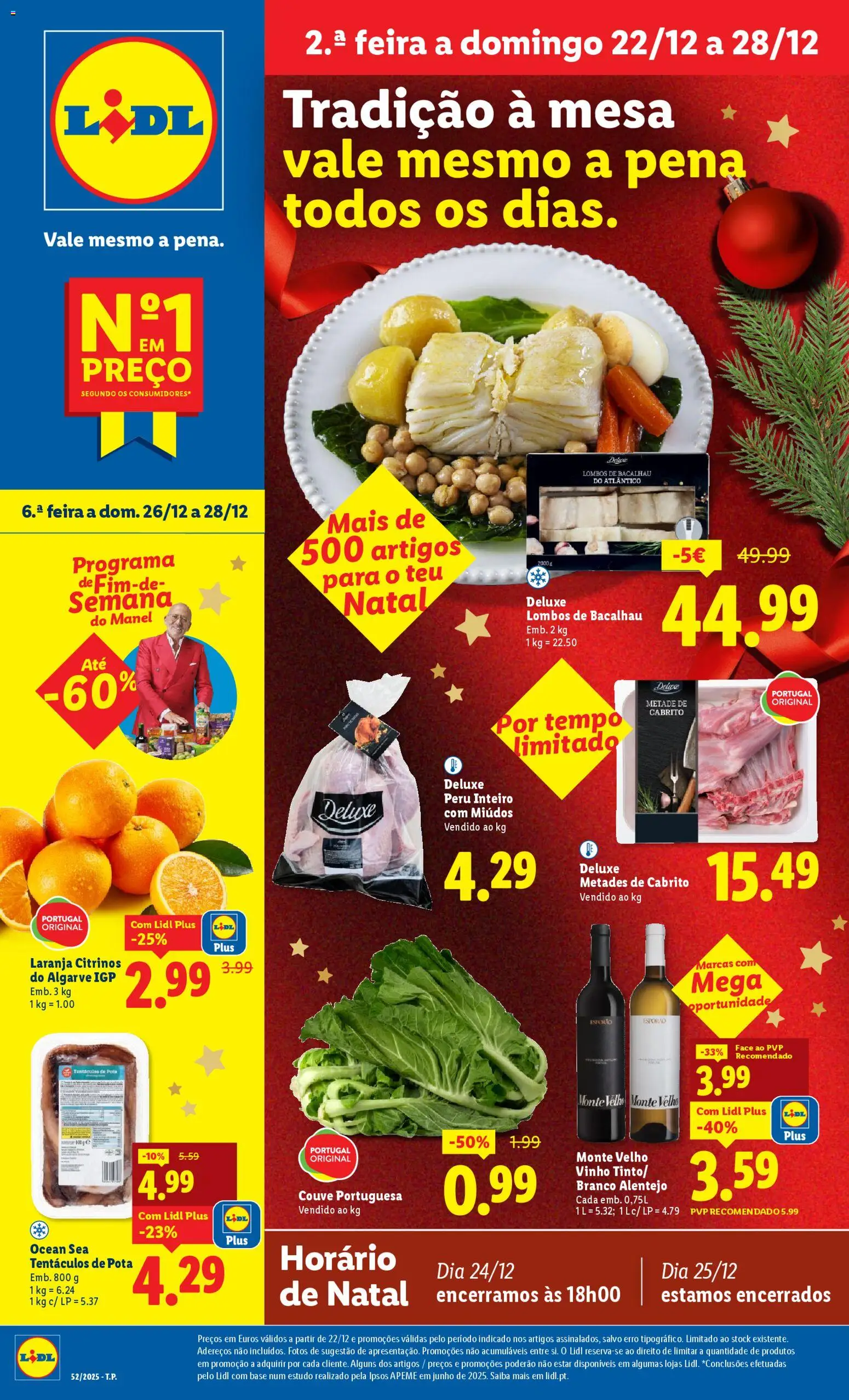 Pré-visualização do folheto da loja Lidl válida a partir de 22/12/2025